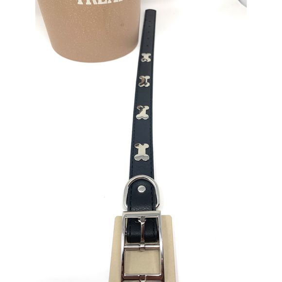 House of Barker Faux Leather Dog Collar New - Picture 2 of 4